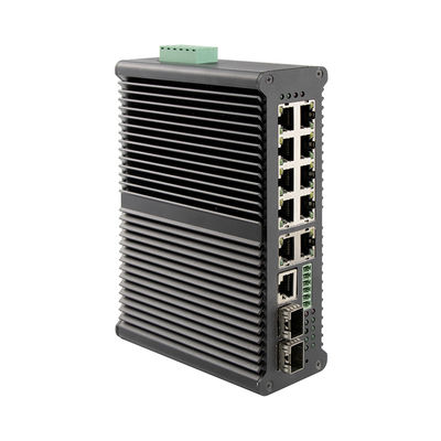 Industrieller gehandhabter Poe Portschalter Gigabit Ethernets 40Gbps 8 bis zu 90W